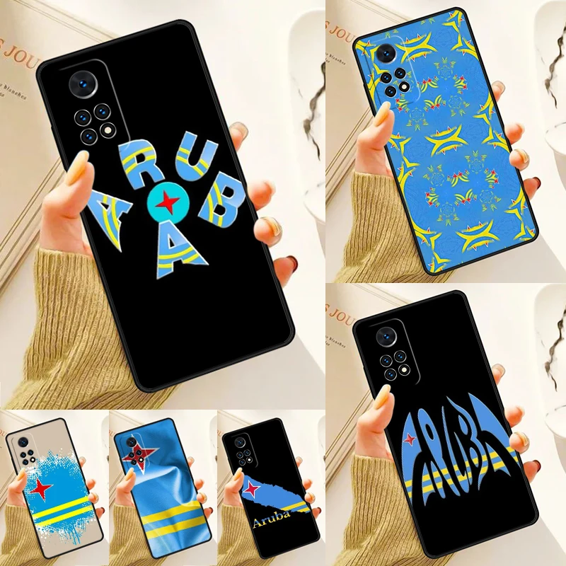 Чехол с надписью It's in My DNA и флагом Арубы для Samsung Galaxy S24 Plus S23 S20 S21FE Lite S22 Ultra Note 20 S8