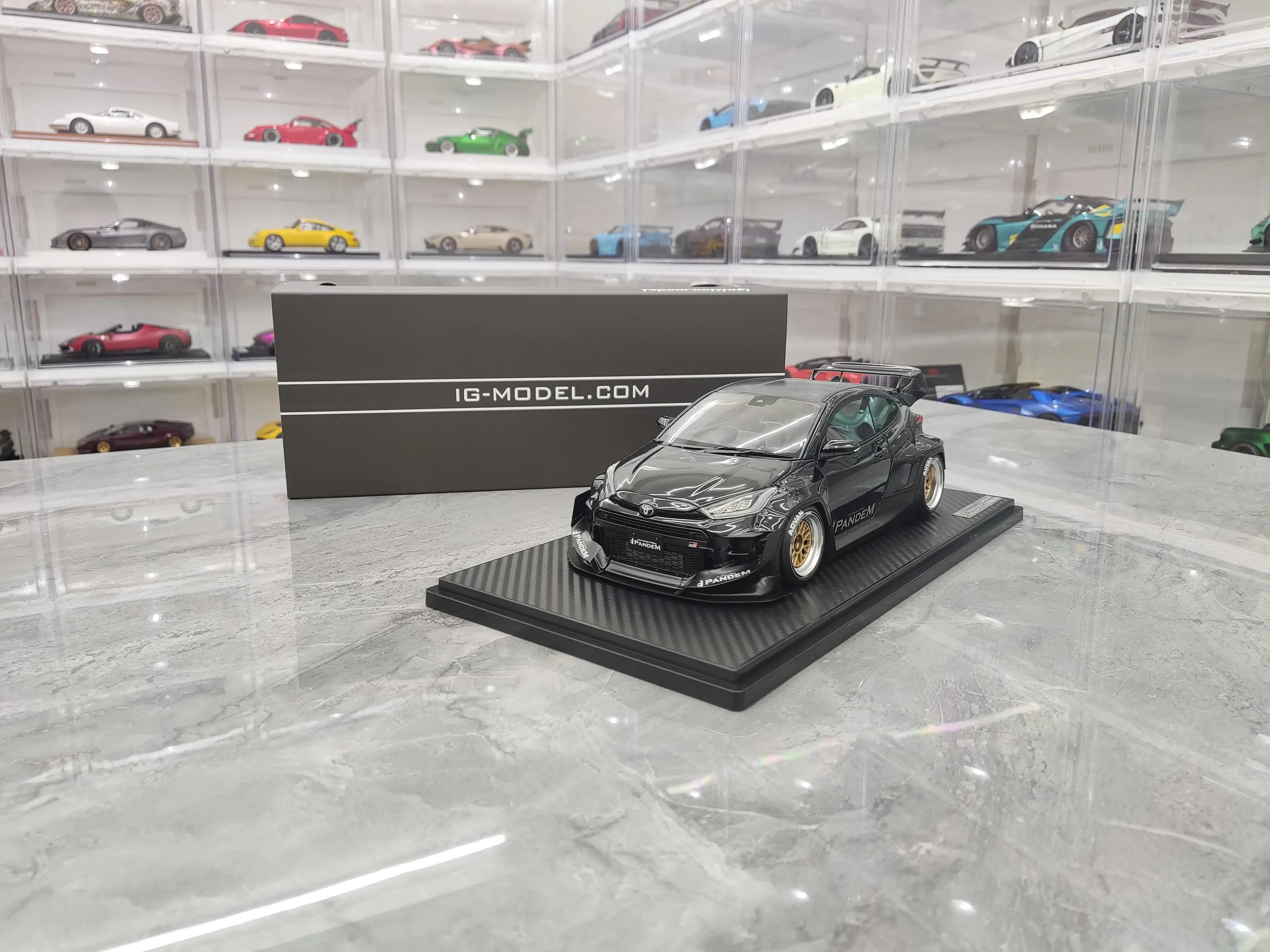 IG 1/18 для Toyot Yaris GR 4BA PANDEM Модифицированная ракета кролик искусственная коллекция