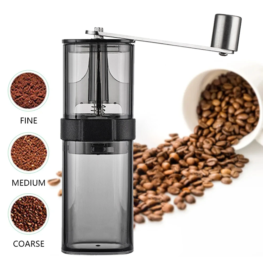 

Manual Coffee Grinder Adjustable Setting Detachable Stainless Steel Handle with Ceramic Burr Portable Coffee Bean Grinder Mill