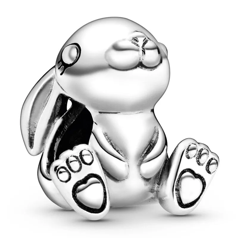 

Original Moments Cute Nini The Rabbit Animal Beads Charm Fit Pandora Women 925 Sterling Silver Bracelet Bangle Diy Jewelry