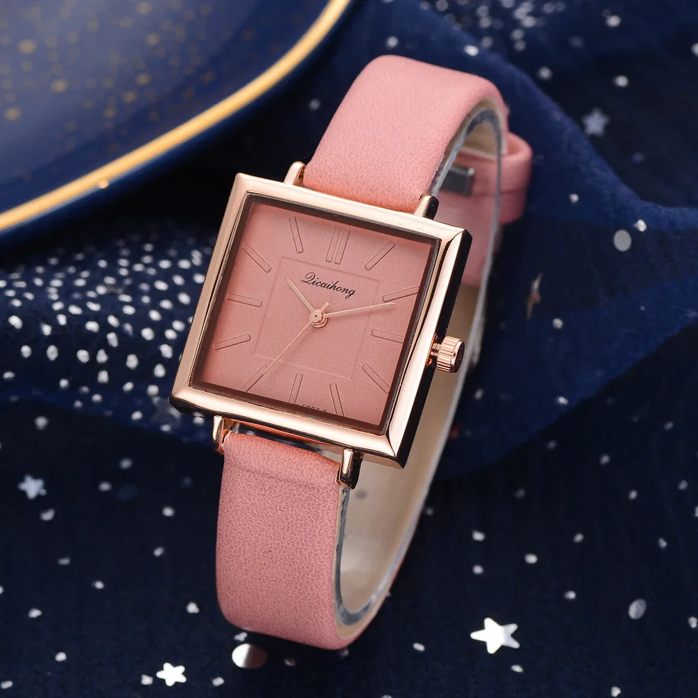 

2022 Luxury Rose Gold Elegant Women's Watch Fashion Casual Leather Quartz Wrist Watches Ladies Watches for Women