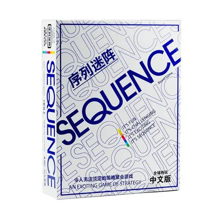 

Newest Cards Sequence Maze Table Game Fancy Five-in-a-Row Game Intelligent Multi-Person Confrontation Table Game