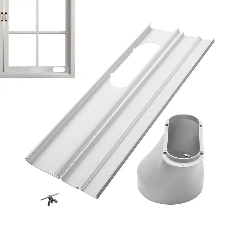 

Adjustable Portable Air Conditioner Window Kit Slide Plate Wind Shield Window Adapter Connector Air Conditioning Accessories