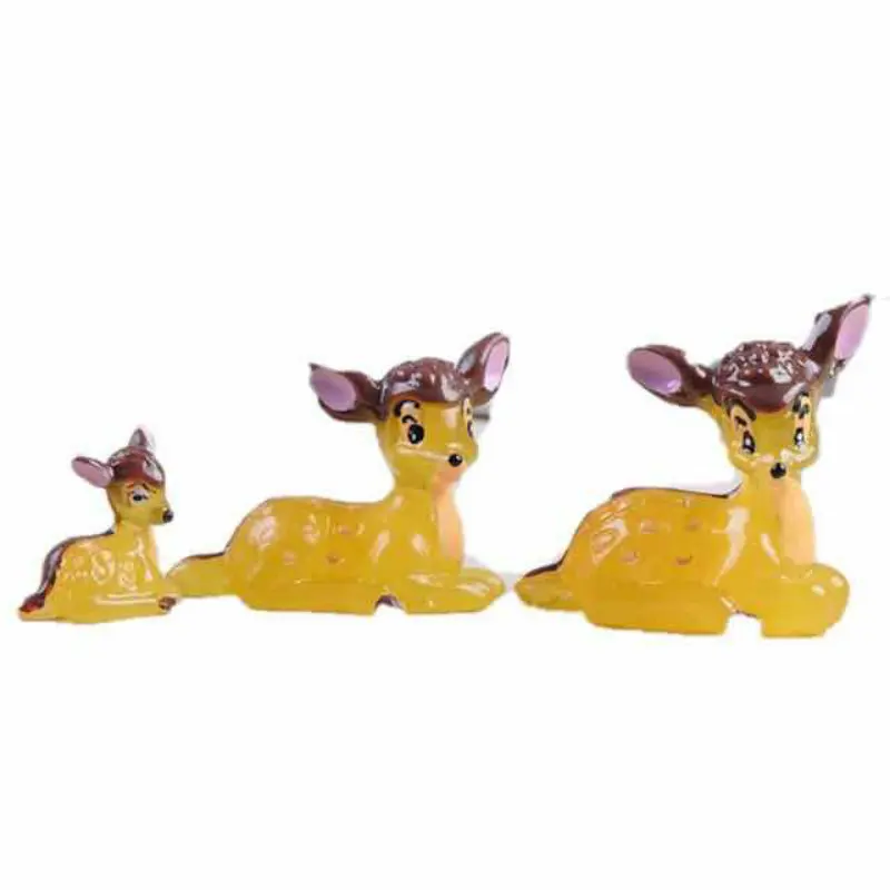 

20 pcs deer/miniatures/lovely cute/fairy garden gnome/moss terrarium decor/crafts/bonsai/diy doll house/figurine/model/toy