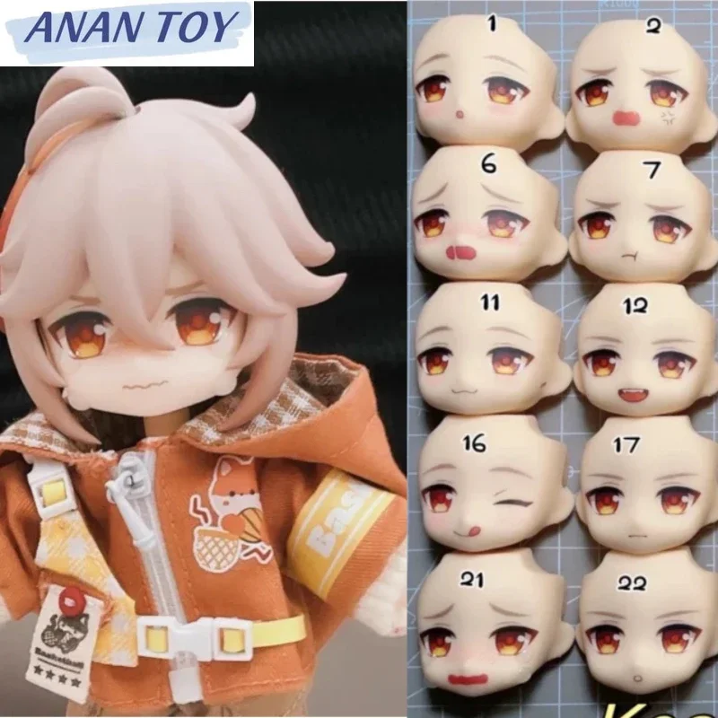 Kaedehara Kazuha Ob11 кукла с лицом ручной работы водная наклейка лицевая панель