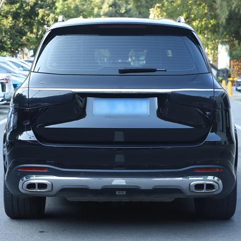 Декоративный дизайн, задний фонарь из АБС-пластика, черненый корпус, абажур, защитный чехол для Mercedes Benz GLS X167 2020-2022, автомобильные аксессуары