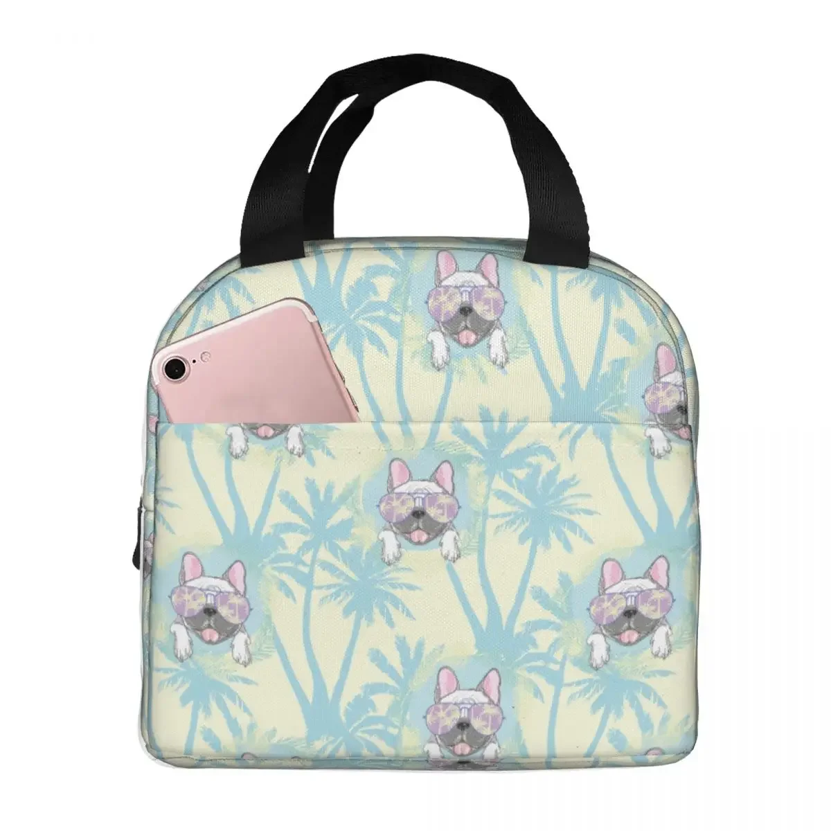 Сумка для ланча женщин и детей изолированный переносной Ланч-бокс пикника с