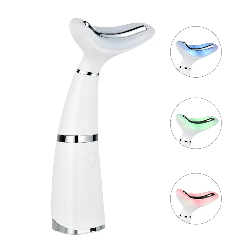 

NEW2023 Neck Face Lift Multi Functional Devices 3 LED Therapy Skin Tighten Reduce Double Chin Anti Wrinkle Neck Massager