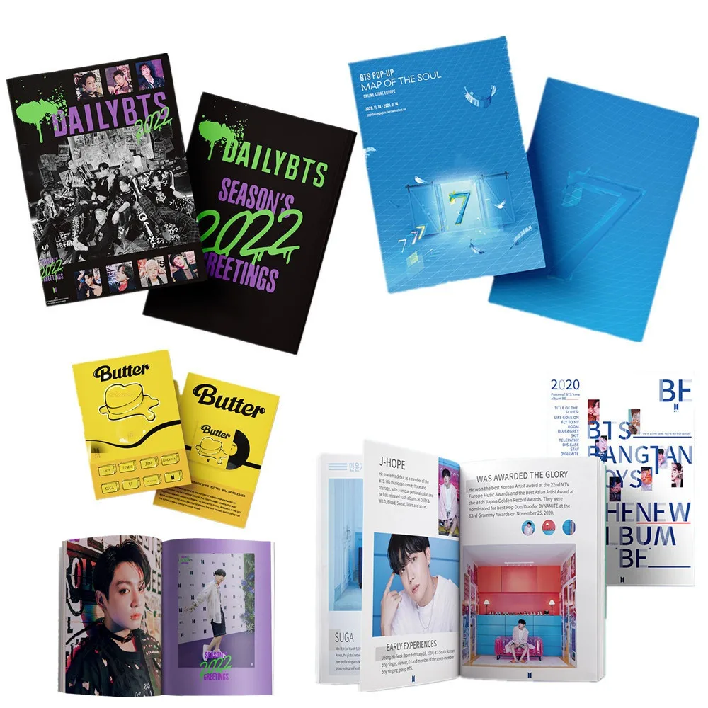 

Kpop Bangtan Book Mini Photobook Photo Album for Fans ARMY Gift