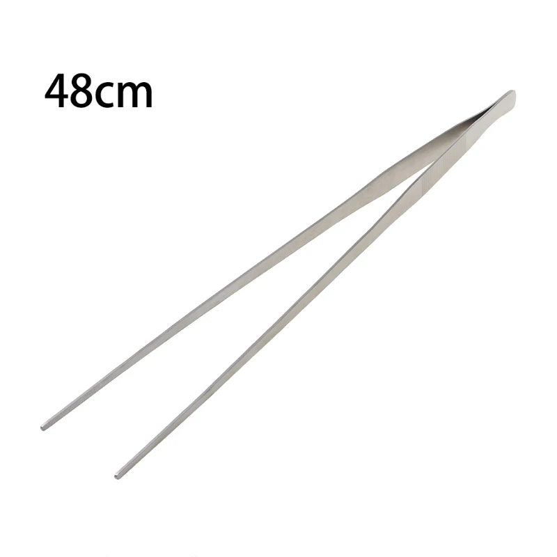 

Aquarium Straight Tweezers Stainless Steel Long Feeding Tongs for Holding Worms