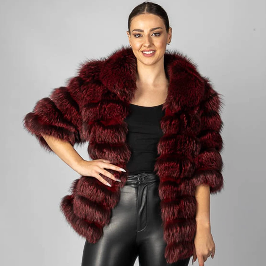 

Best Selling Fur Coat Women Natural Fur Jacket