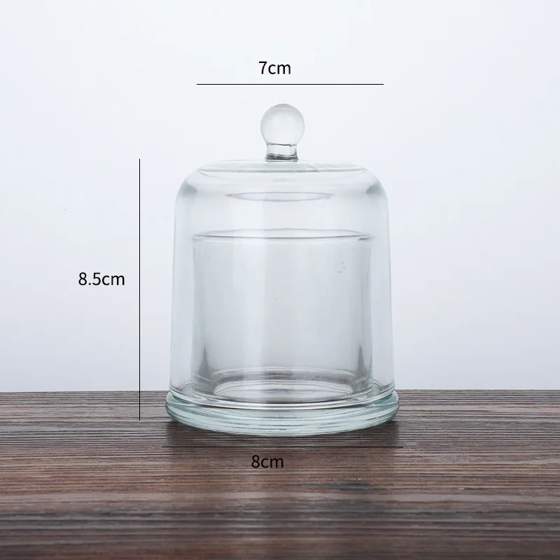 

Candle Jars Diy for Candles Candle Jars Candle Container Transparent Aromatherapy Bottle Candle Cup Glass with Cover