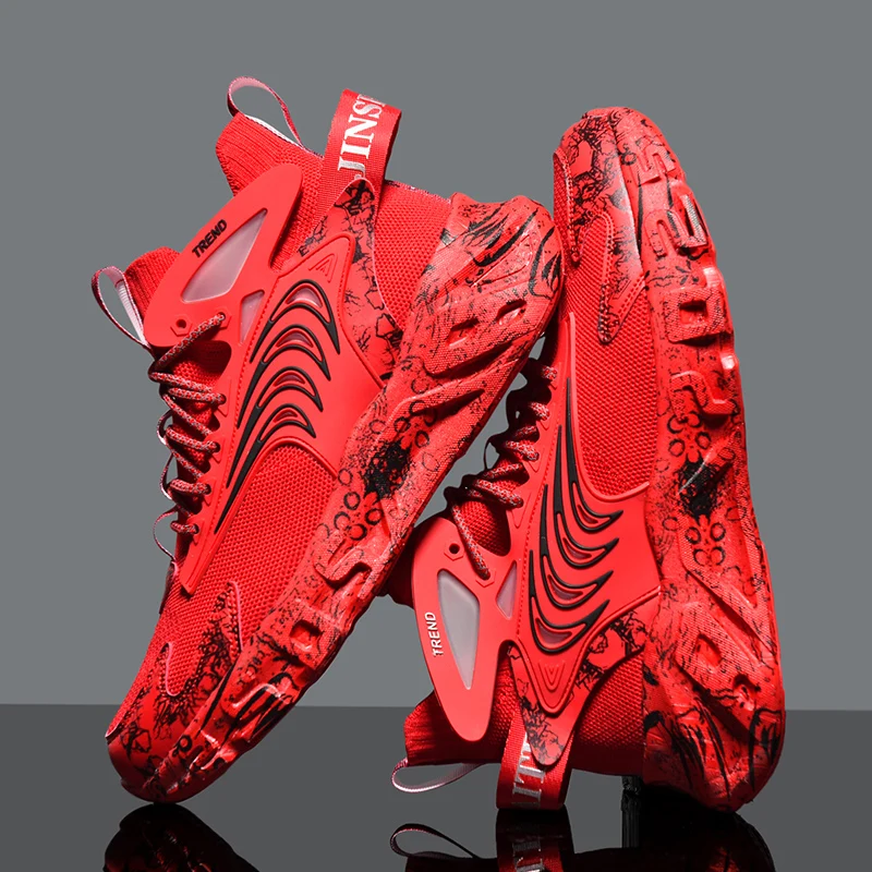 New Fashion Shoes Mens Blade Running Shoes for Men Cushion Sneakers Summer Mesh Athletic Sports Jogging Gym Walking Shoes Male