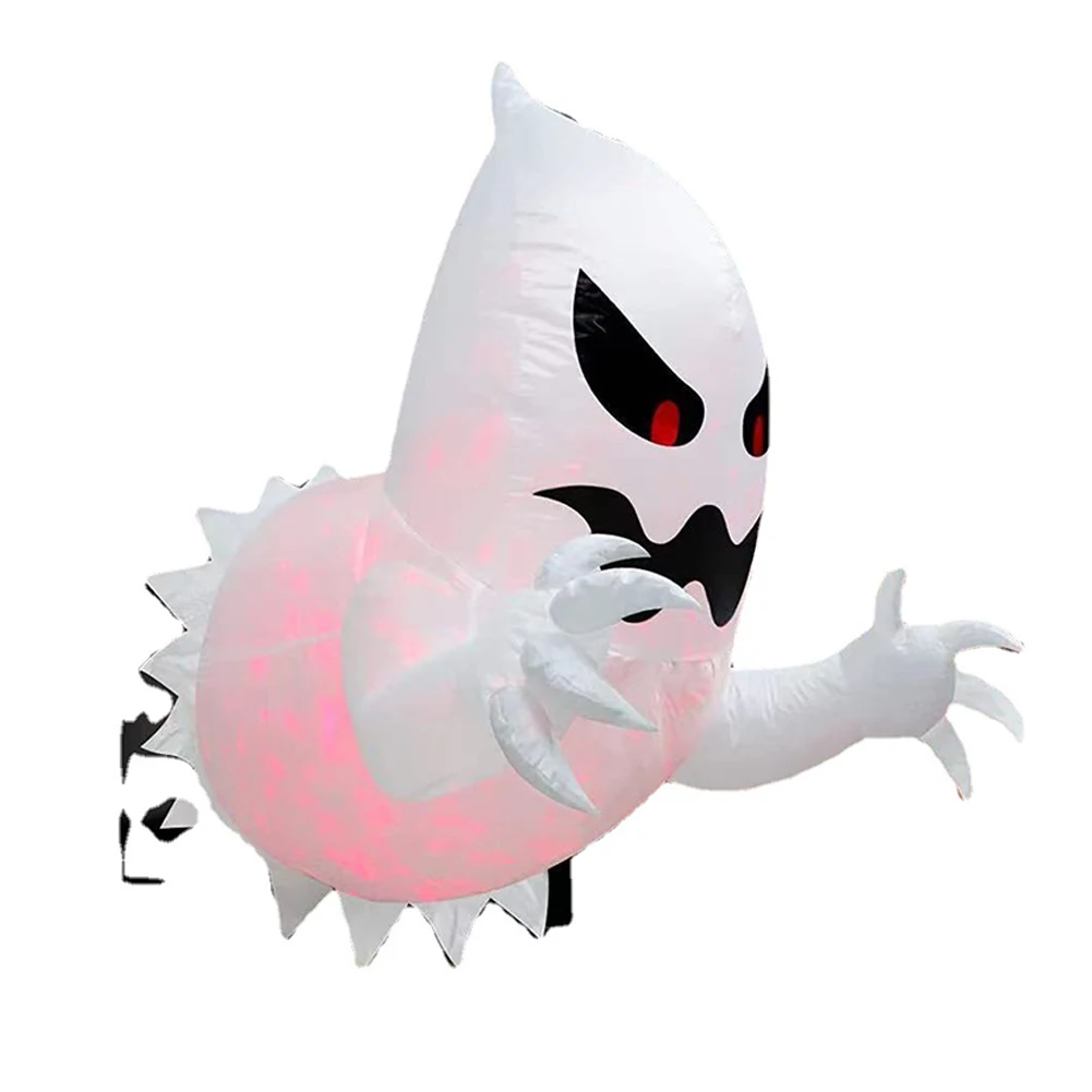 

Halloween Inflatable -Ghost Horror Window -Ghost Foldable Glowing Balloon Outside Courtyard Garden Decoration Fun Party Tool