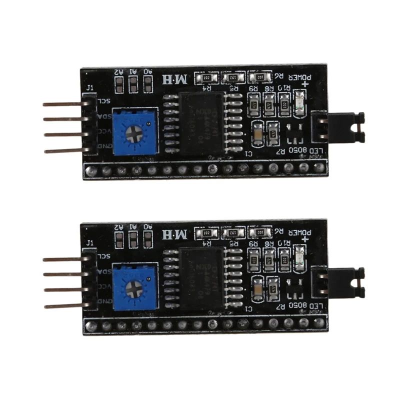 

2X IIC I2C TWI SPI Interface Board Module PCF8574T For Arduino 1602 LCD 2004 LED