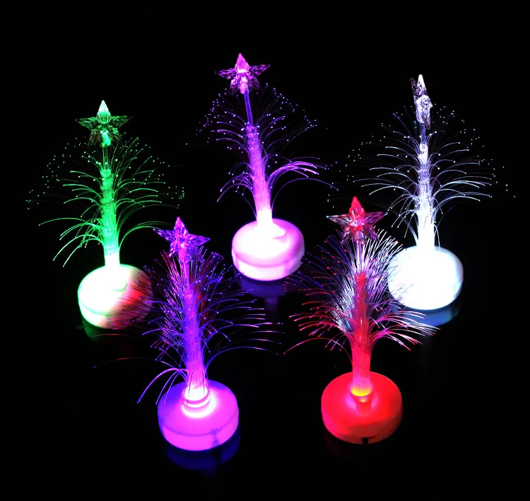 

New Creative Flashing Christmas Tree LED Electronic Fiber Optic Tree Colorful Christmas Tree Christmas Gift Birthday Gift