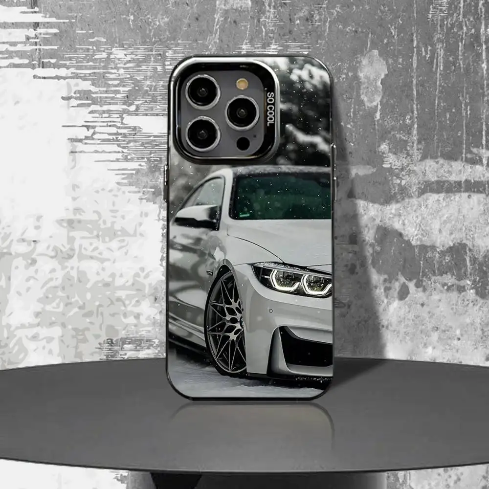 Крутой автомобильный чехол для телефона для iPhone 16,15,14,13,12,11,Pro,XS,Max,Plus,Mini,SE4,E B-BM-WES, черный матовый противоударный чехол (art.: 3920d13845ff3) - 3920d13845ff3