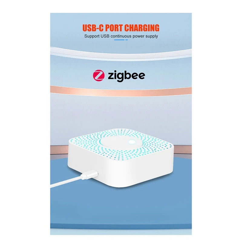 Tuya Smart Zigbee Natural Gasandcarbon Monoxide Sensor Valve Linkage Methane Leakage Alarm Home Life App