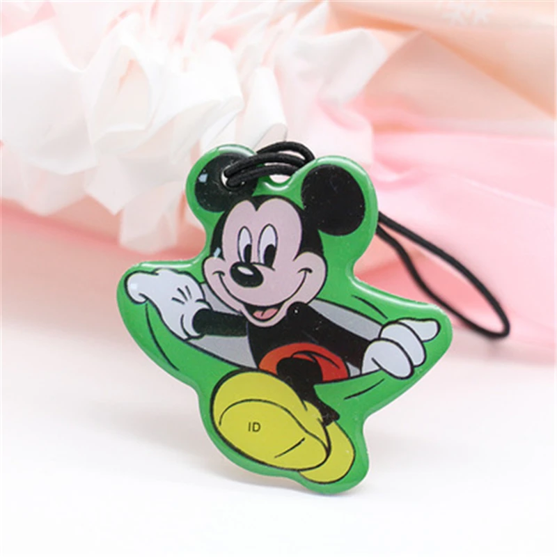 

125Khz Key Fobs EM4305 T5577 RFID Card Keychain Keys Ring Keyfob Cartoon Badge Fob Rewritable Blank Card Glue Dropping Token Tag