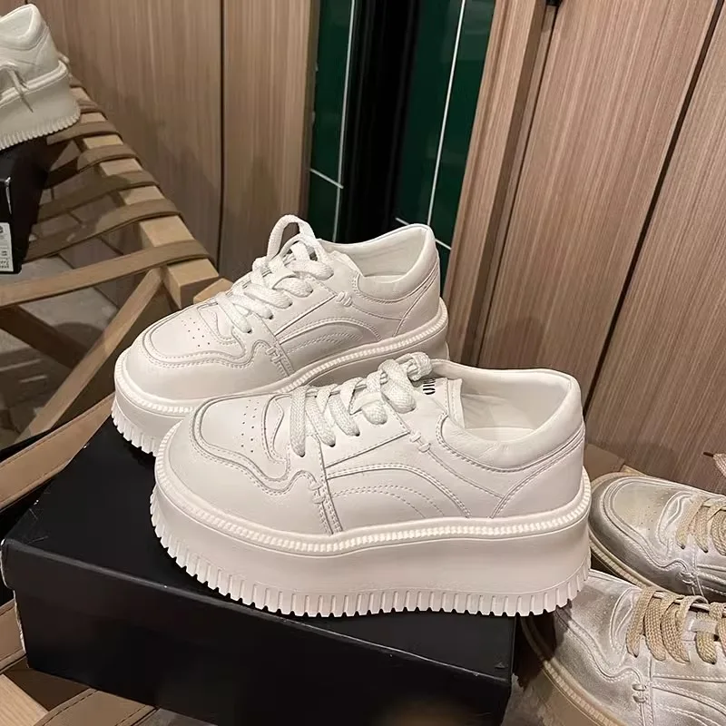 Кроссовки женские в стиле ретро повседневная Уличная обувь на шнуровке дышащие