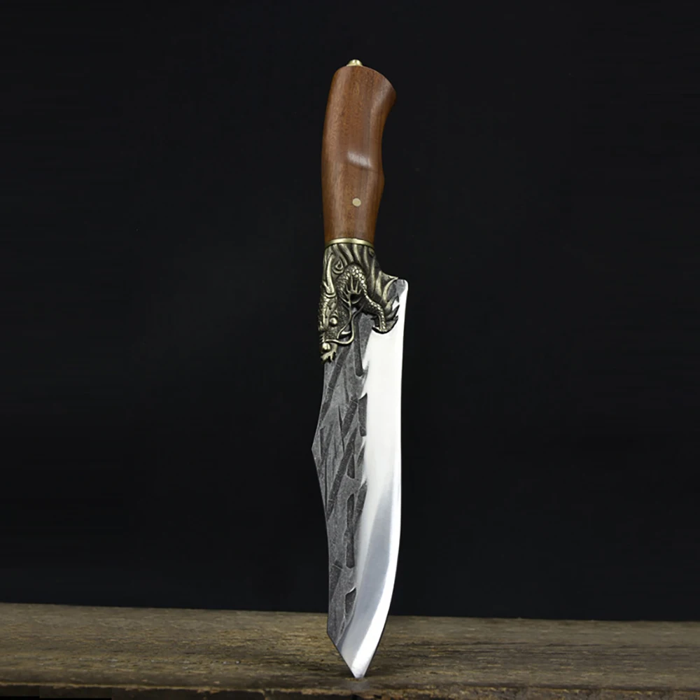 

Boning Knife ​Hunting Viking Knife Handmade Forged 7Cr17MoV Steel Kitchen Chef Meat Cleaver Wood Handle 8 Inch China Messer