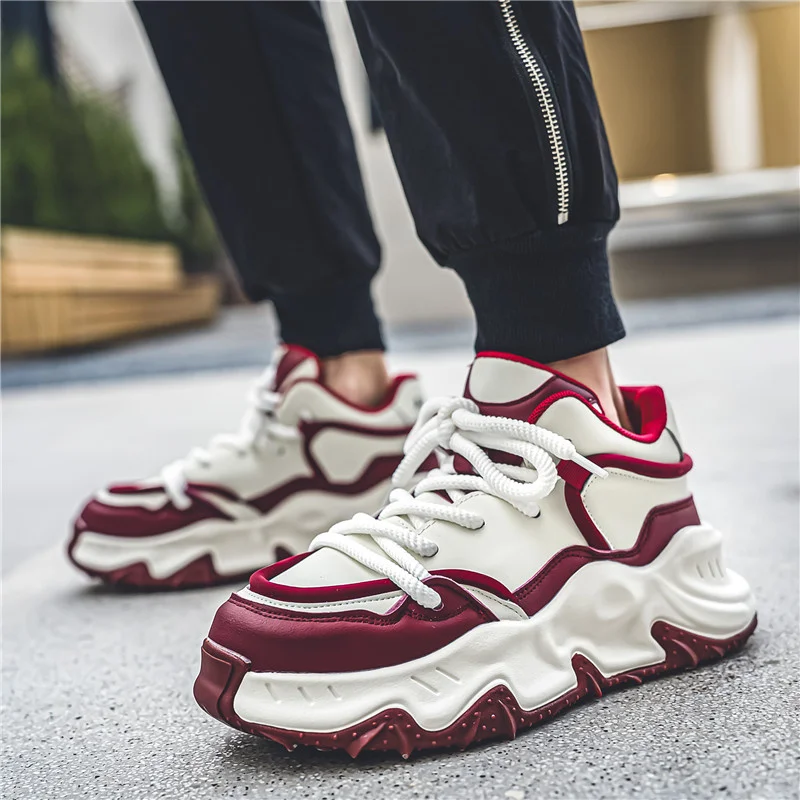 Кроссовки мужские на толстой подошве винтажные повседневные модная уличная