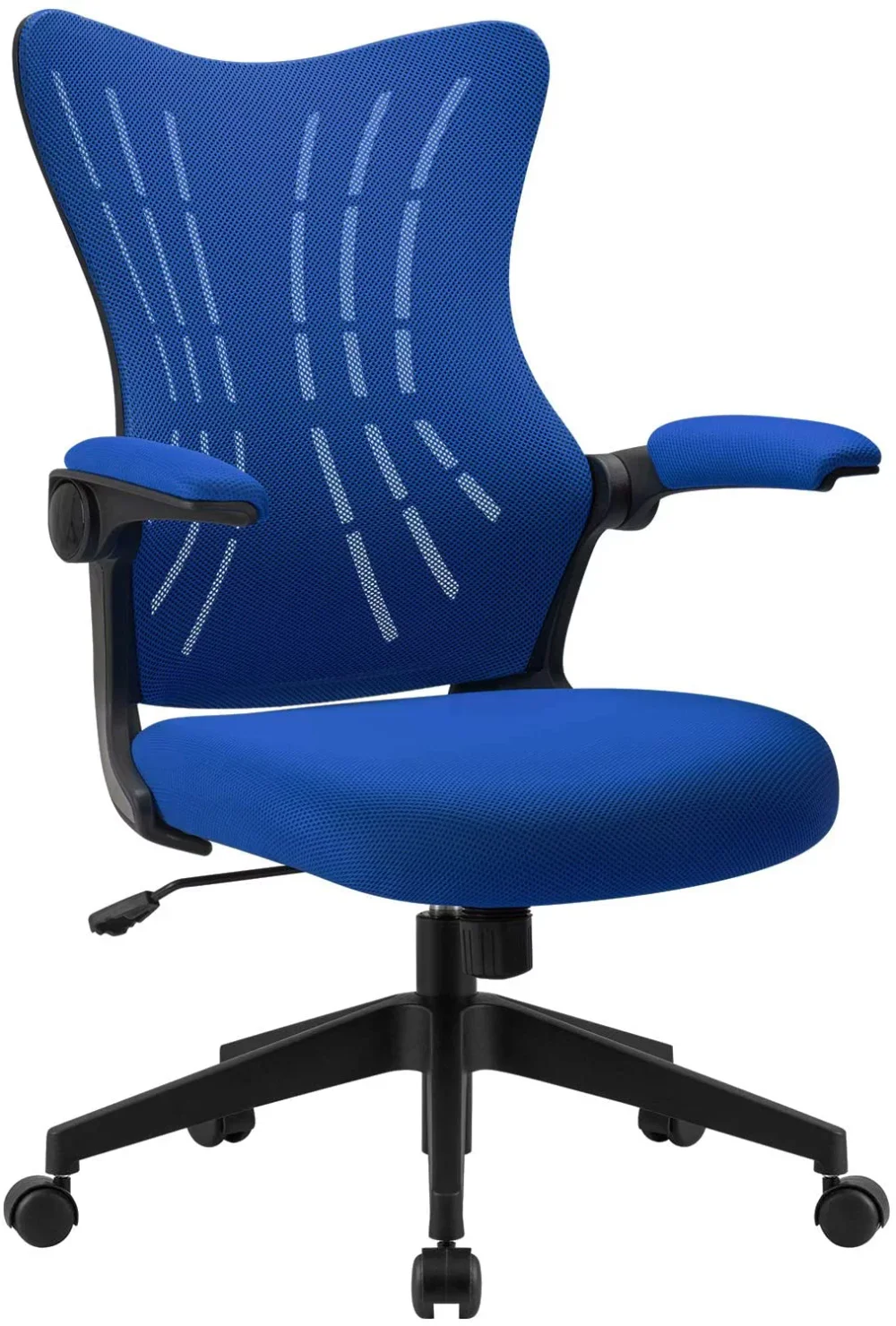 

Mid-Back Office Desk Chair Mesh Ergonomic Task Chair with Lumbar Support, Blue