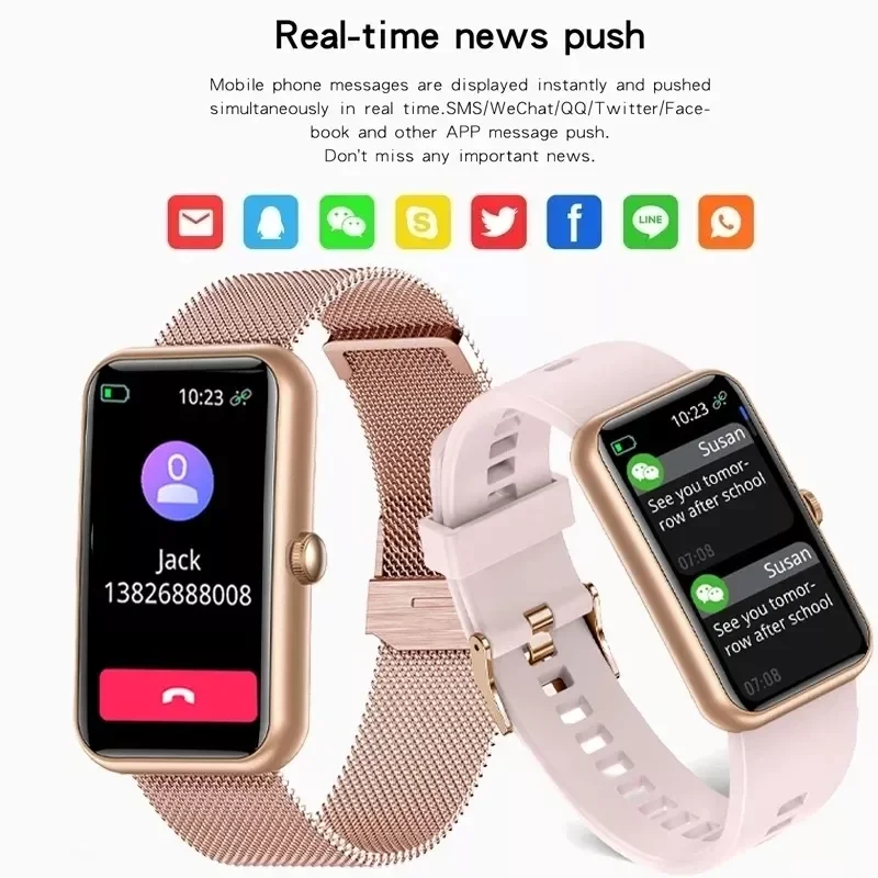 

2021 For Huawei Smart Bracelet Exercise Men Sport Women Smart Watch Blood Pressure Heart Rate IP68 Waterproof Ladies Smartwatch