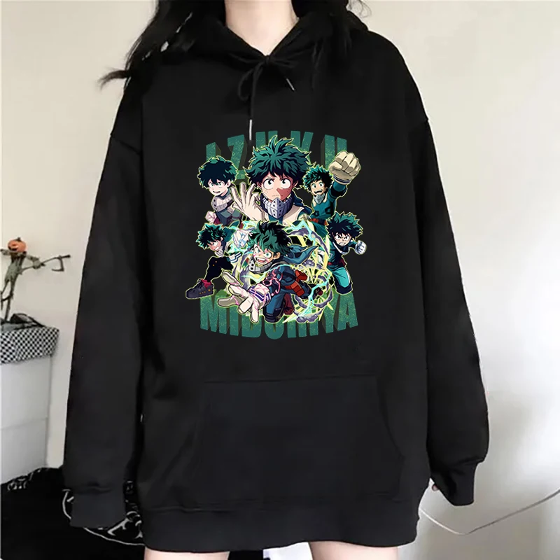 New Anime Deku Print Hoodie Women Men Casual Tops Autumn And Winter Sweatshirts Long Sleeve Harajuku Pullover Hoodies