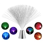 Красочный светодиодный оптоволоконный светильник фестиваль вечерние Декор атмосферу ночника Свадебная вечеринка вечерние рождественские украшения для дома и сада