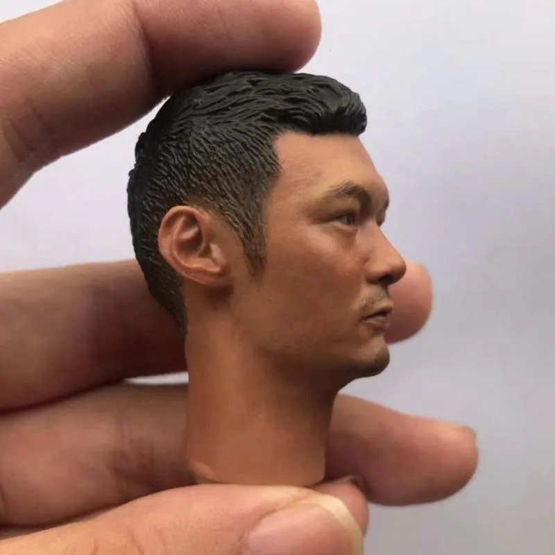 Масштаб 1/6 голова шали лепка невидимая мишень мужской солдат азиатского мальчика