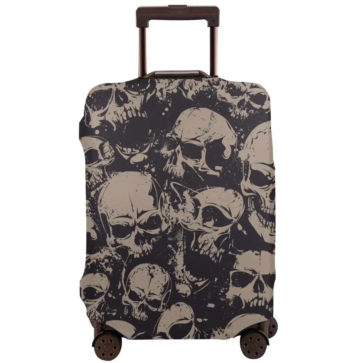 

Дорожный защитный чехол для багажа Sugar Skull, моющийся чехол для чемодана, толстый защитный чехол на молнии для багажа 18-32 дюйма