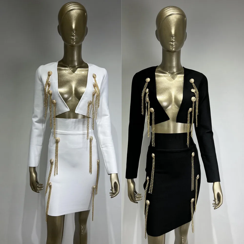 Женский бандажный комплект с юбкой Кардиган длинным рукавом короткий топ и юбка