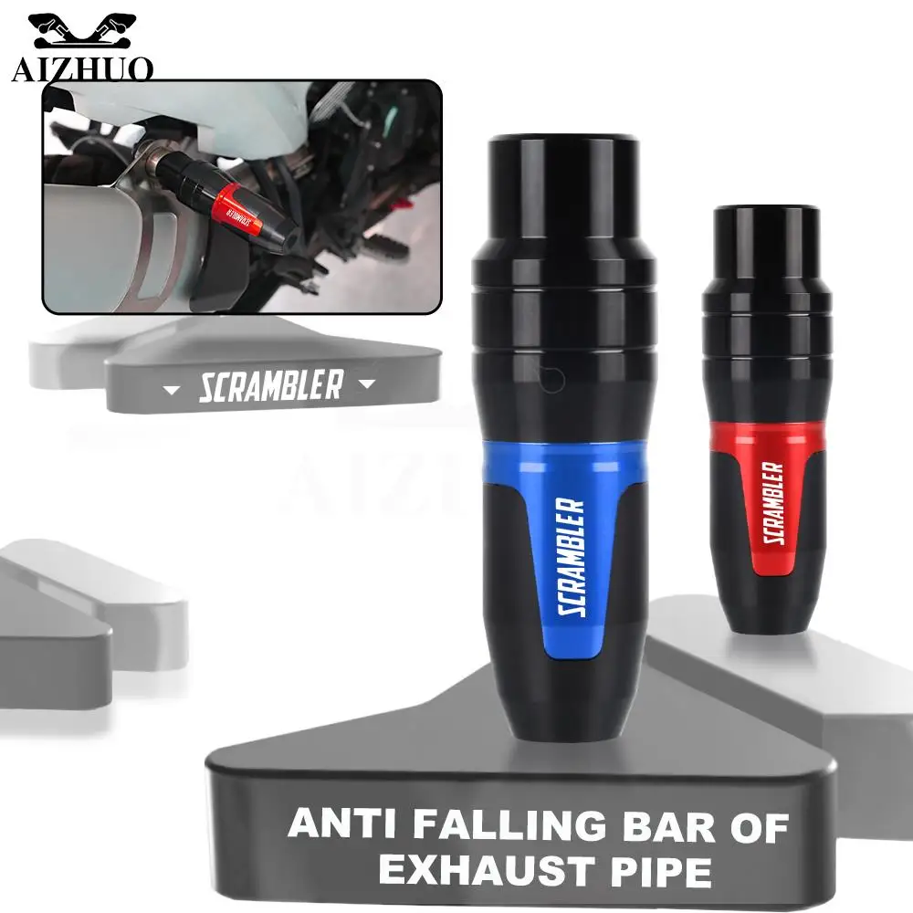 

Motorcycle Accessories Engine Exhaust Crash Pads For BMW RnineT Scrambler 2017 2018 R nineT Frame Sliders Falling Protector