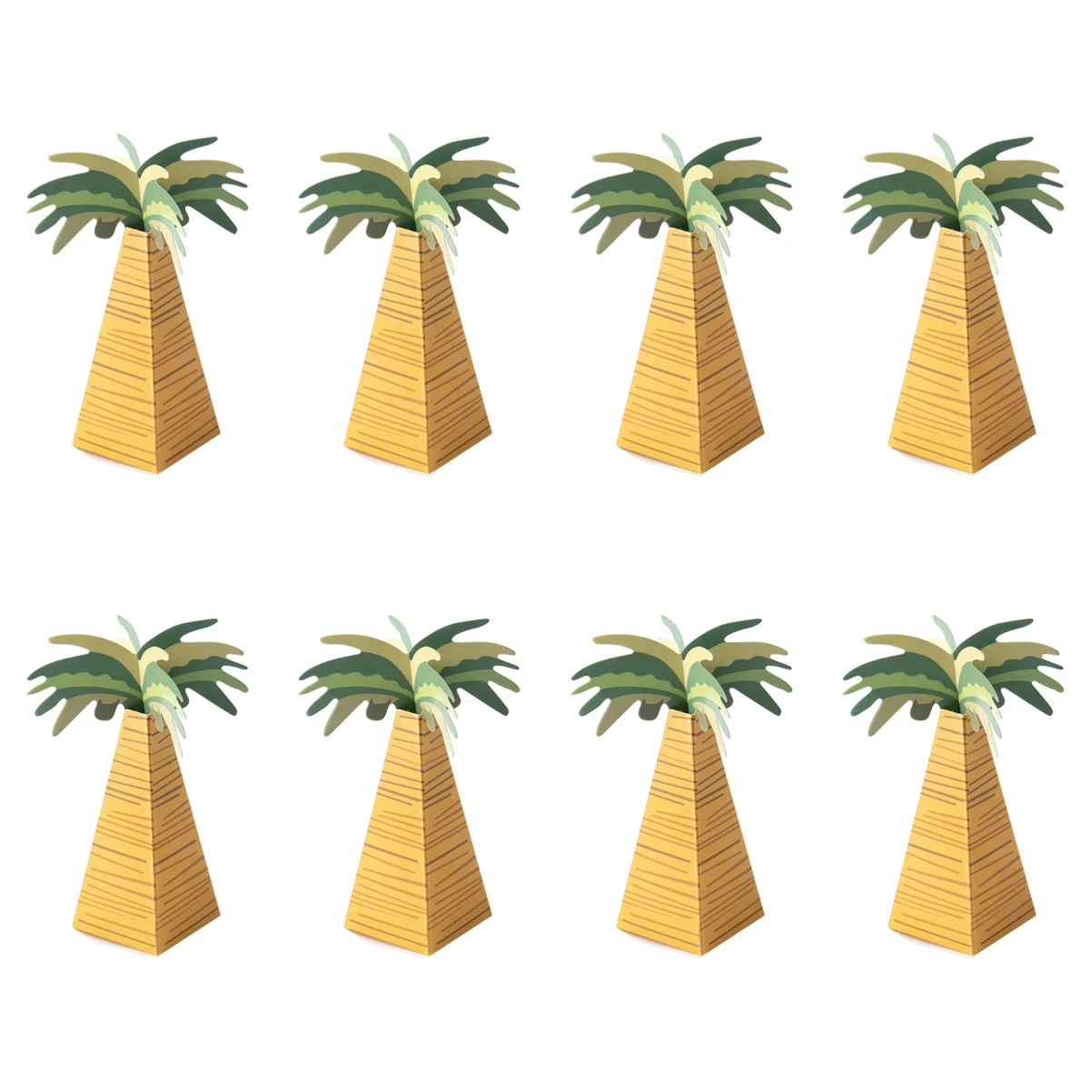 10/20 шт. Гавайская Кокосовая пальма коробка конфет тропические летние праздничные