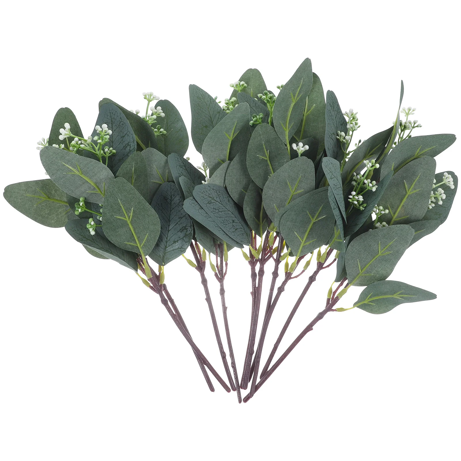 

Eucalyptus Artificial Stems Faux Garland Greenery Fakebranches Leaf Home Farmhouse Decorationtree Arrangement Flower Bridal