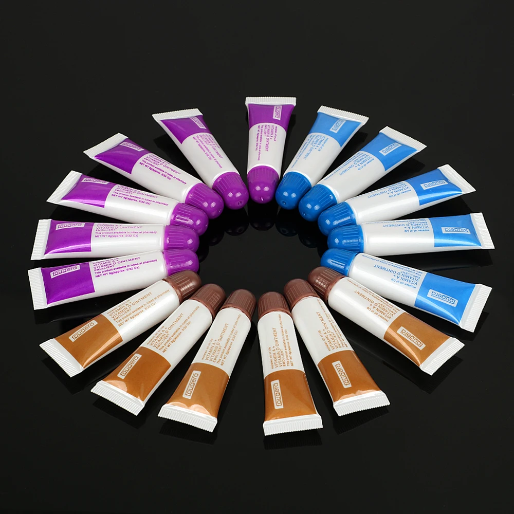 

10 pcs Permanent Makeup Repair Gel Tattoo Nursing Ointment A&D Anti Scar Tattoo Aftercare Cream for Eyebrow and Lips