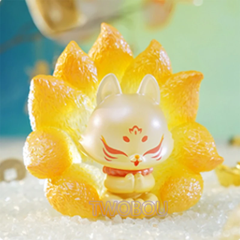

Ancient Nine Fox Fairy Series 2 Blind Box Toys Finding Auspicious Gods Figure Mystery Box Kawaii Model For Girls Birthday Gift