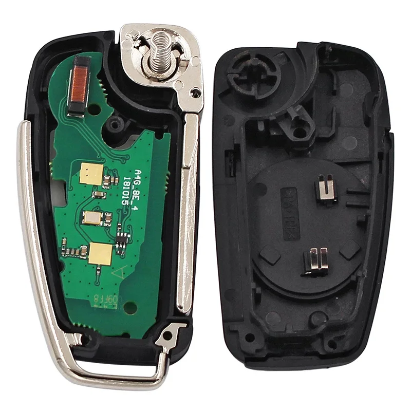 KEYECU 433 МГц 8E чип 8E0 837 220AF/8E0 220R флип-брелок с 3 кнопками для Audi Q7 A6 S6