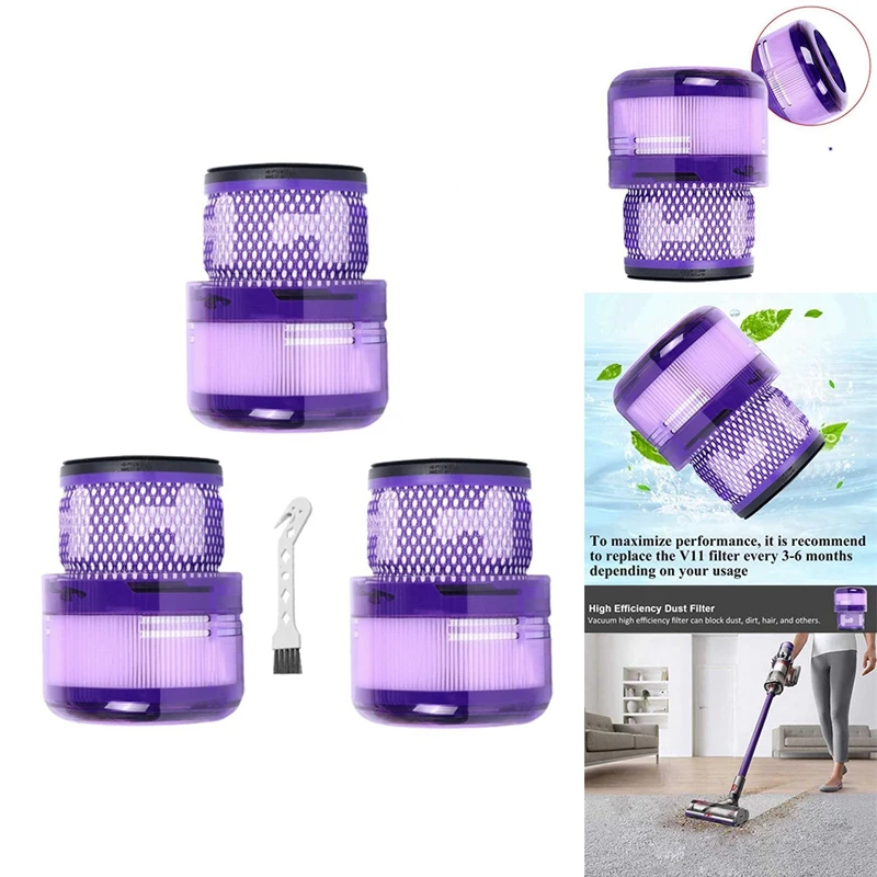 

Washable Filter For Dyson SV19/ SV12 Omni-Glide Cordless Vacuum Cleaner Replacement Spare Parts Hepa Filter