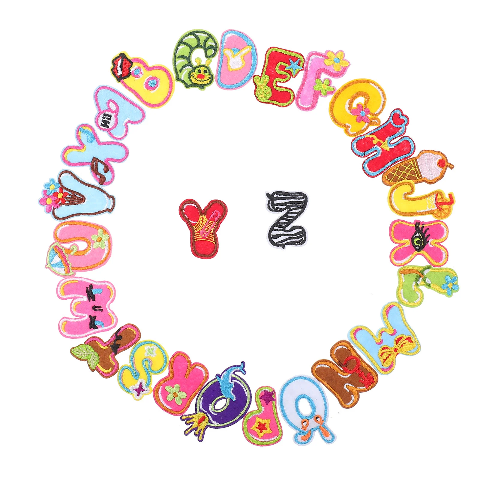 

1 Set of Jeans Repair Sew On Applique Applique Embroidery Letter On Football