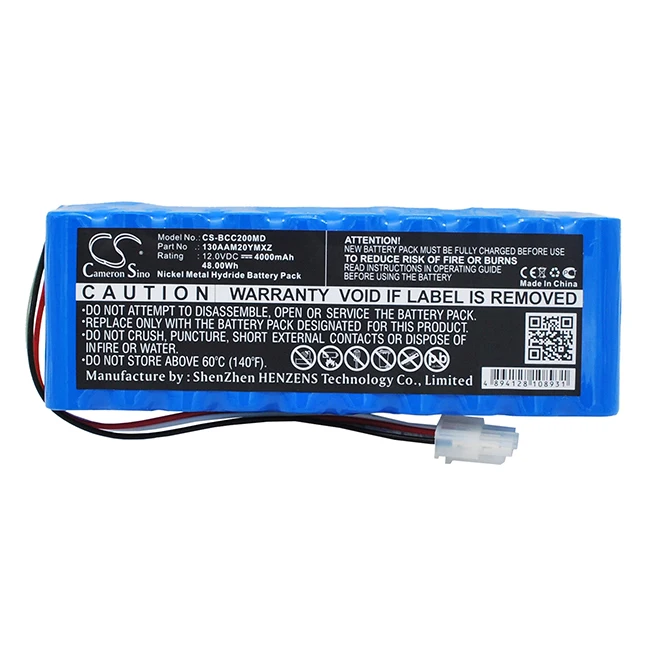

Cameron Sino 4000mAh Battery For Bionet 120458 130AAM20YMXZ BATT/110458 GP130AAM20YMXZ Medical Econet Cardio M Cardio M Plus