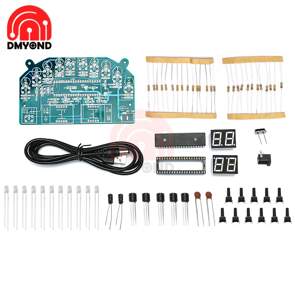 

Digital 4 Bits Electronic Production Suite DIY Kit 51 Single-chip Memory Exercise Instrument DIY KIT