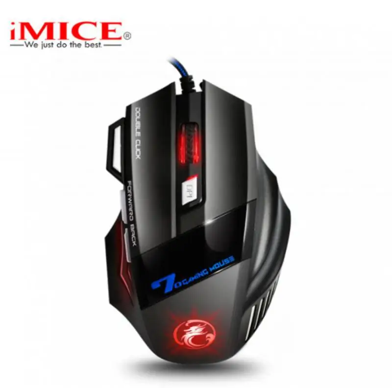 

X7 Colorful Breathing Light Electric Competition Eating Chicken Game Mouse 7 Keys Computer Wired Gaming Mouse For PC Laptop