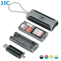 JJC Micro Card Reader USB 3 0 Case Memory Card Holder SDXC Microsd Adapter for Laptop Computer Phones Travel Accessory