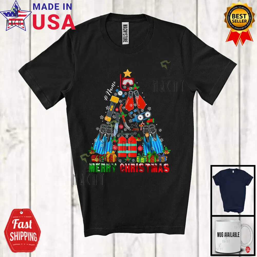 С Рождеством Фантастическое индивидуальное имя Инструменты для подводного