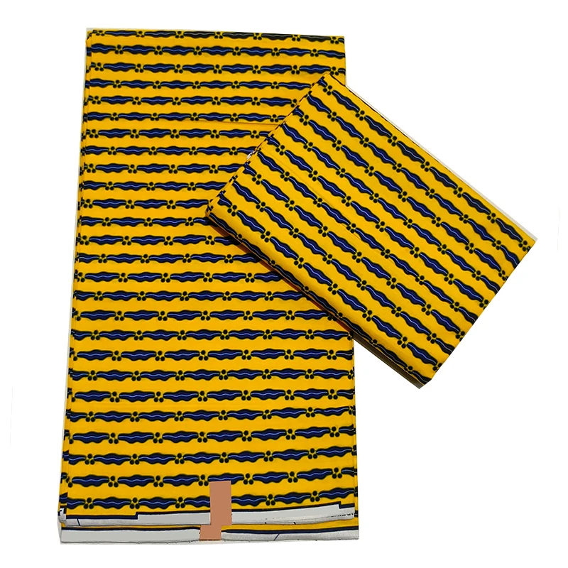 

100% Cotton Dutch Batik Fabric For Dress Sewing Real High Quality Pagne African Wax Ankara Printed Fabric 6 Yards TN0911