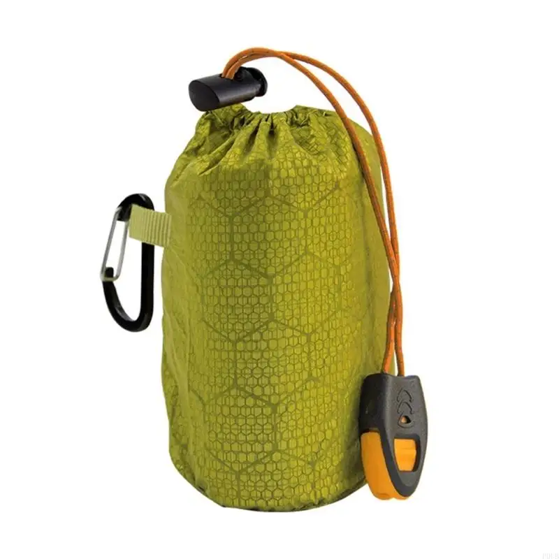 P0UB Emergency Specking Bag легкий тепловой мешок одеяло для укрытия выживания |