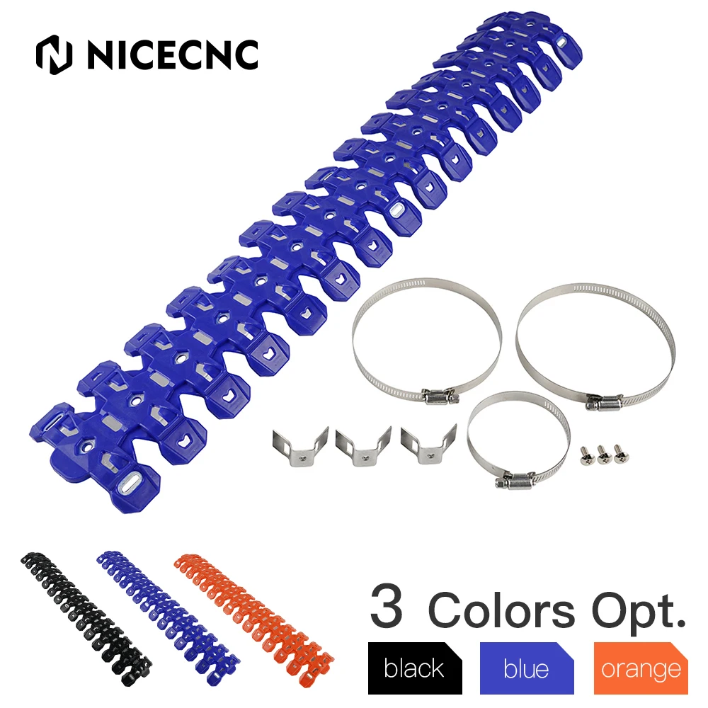 

NiceCNC 60cm/24IN Exhaust Muffler Pipe Heat Shield Cover Guard For YAMAHA YZ125 YZ250 2005-2023 For HUSABERG TE 250 300 13-14