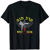 israel self defense martial art krav maga combat system t shirt high quality cotton large sizes breathable top casual t shirt